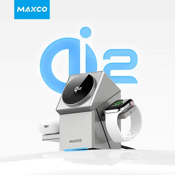 VoltCube™ — 3-in-1 Qi2 Wireless Charging Station feature 2