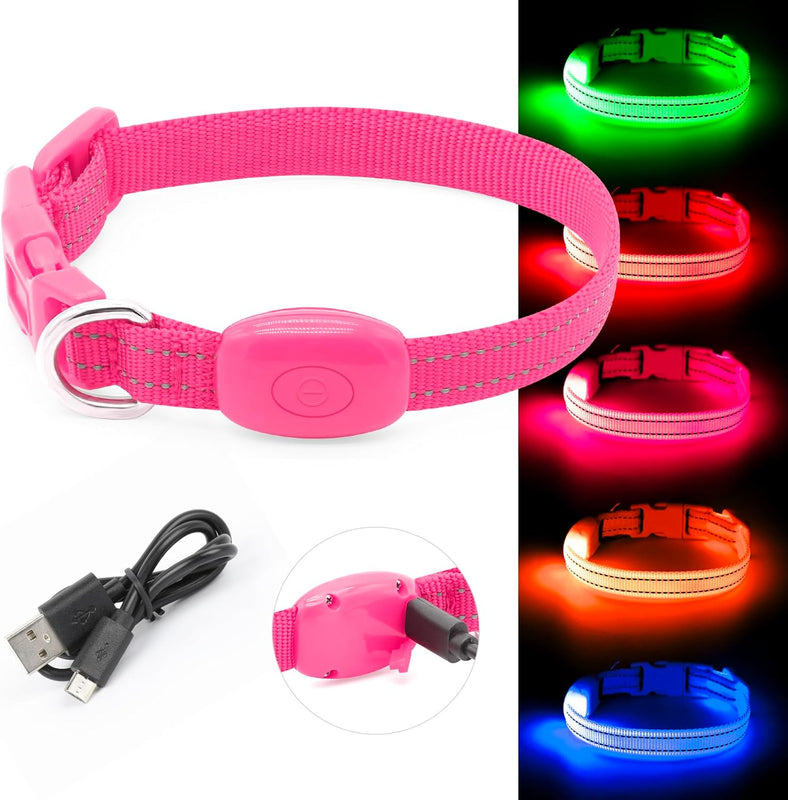 BrightBark™ — LED Light-Up Dog Collar