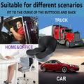 Memory Foam Seat Cushion Lumbar Support Ergonomic Back Support for Office Car