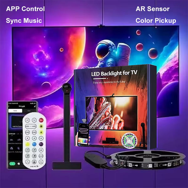 AuraBeam™ — Smart RGB LED Strip Lights feature