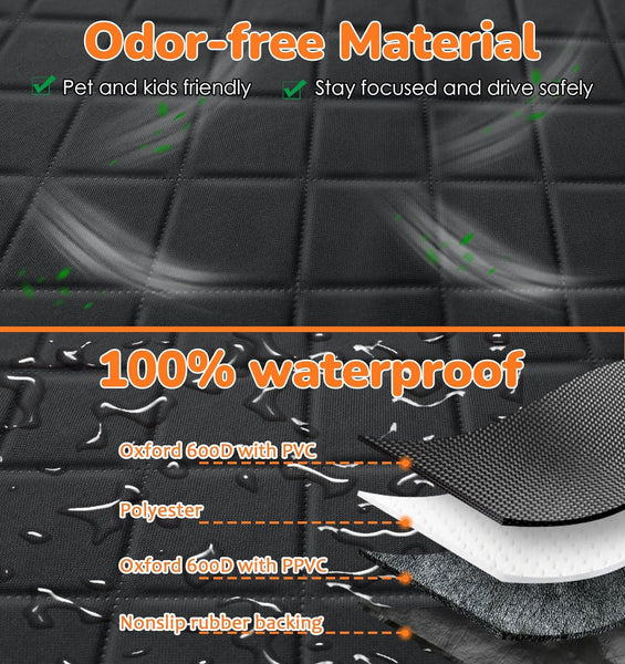 FurSafe™ — Waterproof Dog Car Seat Cover feature 2