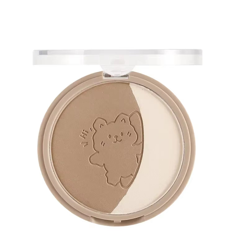 Xixi Contouring Matte Highlight Make up Face Body Sculptor Shading Bronzer Contour Powder Palette Shadows Cosmetics Cute Makeup