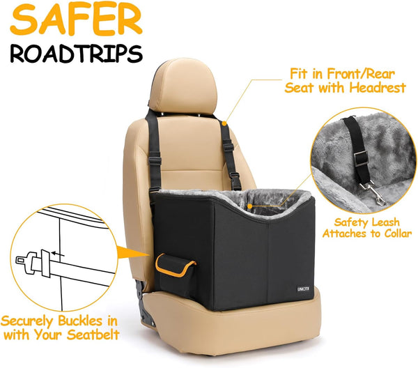 FurLift™ — Elevated Pet Car Booster Seat feature 3