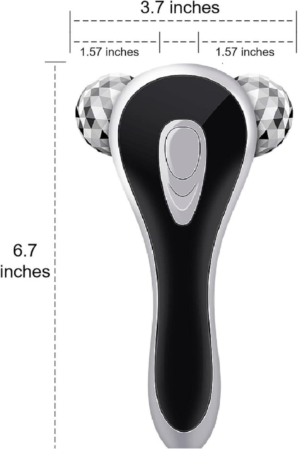 Face Massager Roller,3D Metal Plating Face Roller Skin Care Massager Tool,Facial Roller Massager for Wrinkles and Lifting,Face Sculptor Roller to Reduce Puffiness,Anti-Aging,Skin Tightening