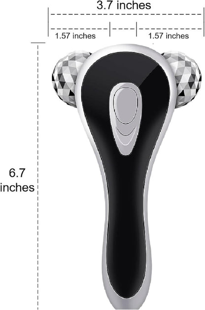 Face Massager Roller,3D Metal Plating Face Roller Skin Care Massager Tool,Facial Roller Massager for Wrinkles and Lifting,Face Sculptor Roller to Reduce Puffiness,Anti-Aging,Skin Tightening