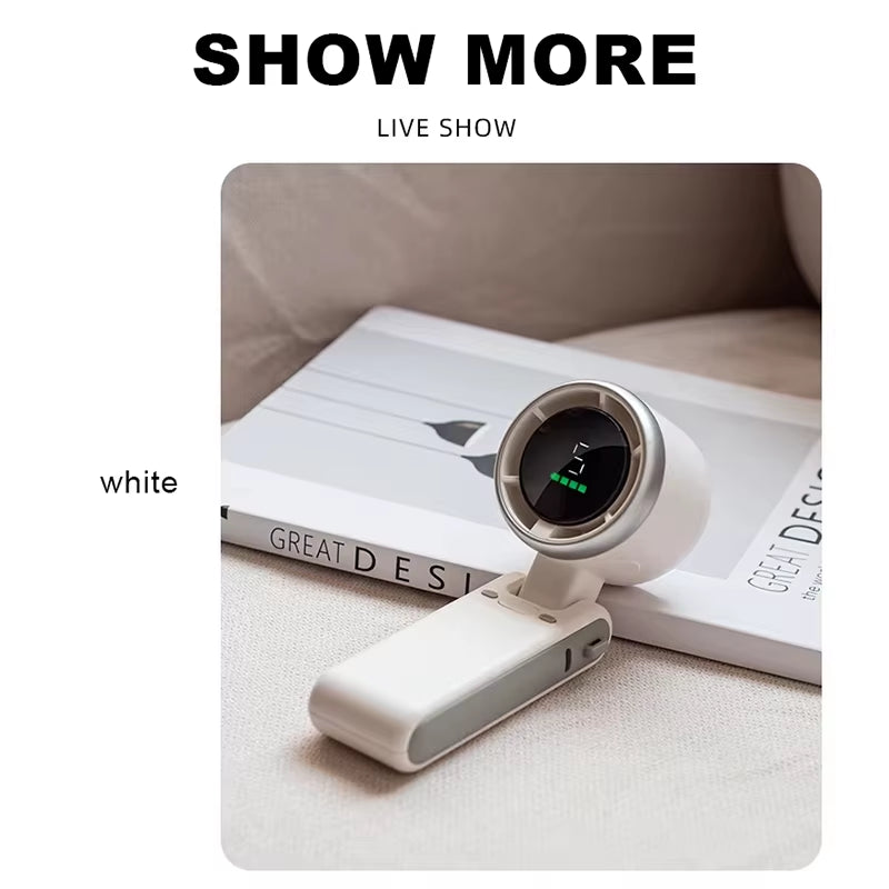 Xiaomi Personal Fan Handheld Portable Small Hand Fan Cool Accessories Foldable Air Cooling Stuff Desk Food Cooler for Kid Adult