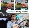 Memory Foam Seat Cushion Lumbar Support Ergonomic Back Support for Office Car