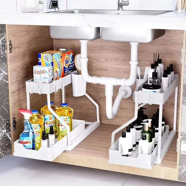 CabinetMax™ — Under-Sink Pull-Out Organizer feature