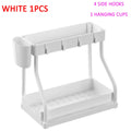 Kitchen Storage Rack under Sink Organizer L-Shape Sliding Storage Shelf Cabinet Drawer Organizers Bathroom Kitchen Accessories
