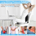 Memory Foam Seat Cushion Lumbar Support Ergonomic Back Support for Office Car