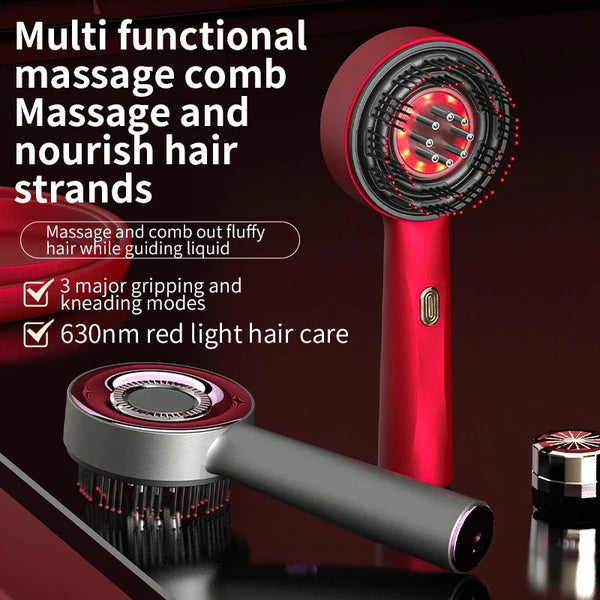 ScalpGlow™ — Red Light Therapy Hair Growth Brush feature