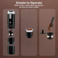 CafeCruze™ — Portable Rechargeable Espresso Maker