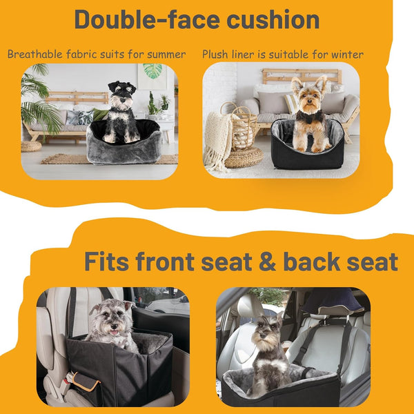 FurLift™ — Elevated Pet Car Booster Seat feature 2