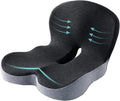 Memory Foam Seat Cushion Lumbar Support Ergonomic Back Support for Office Car