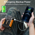 Portable Waist Fan Mini Waist Clip Fan Rechargeable Hanging Neck Fan Wireless Waist Belt Fan 6000Mah Mini Outdoor Lighting Fan