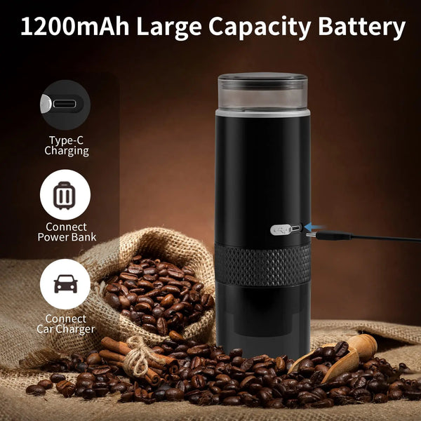 CafeCruze™ — Portable Rechargeable Espresso Maker feature