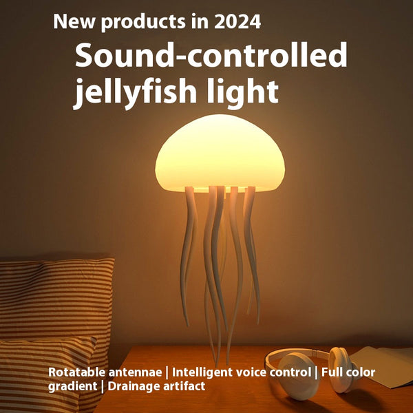 JellyGlow™ — LED Jellyfish Mood Lamp feature