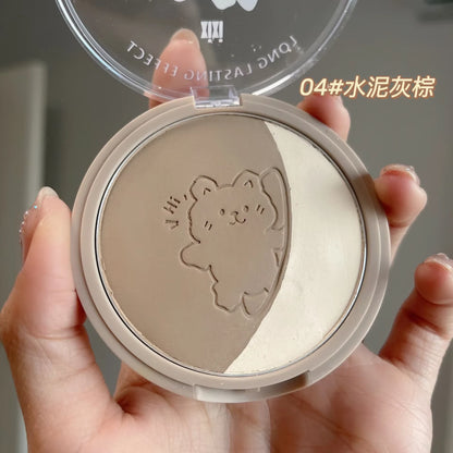 Xixi Contouring Matte Highlight Make up Face Body Sculptor Shading Bronzer Contour Powder Palette Shadows Cosmetics Cute Makeup