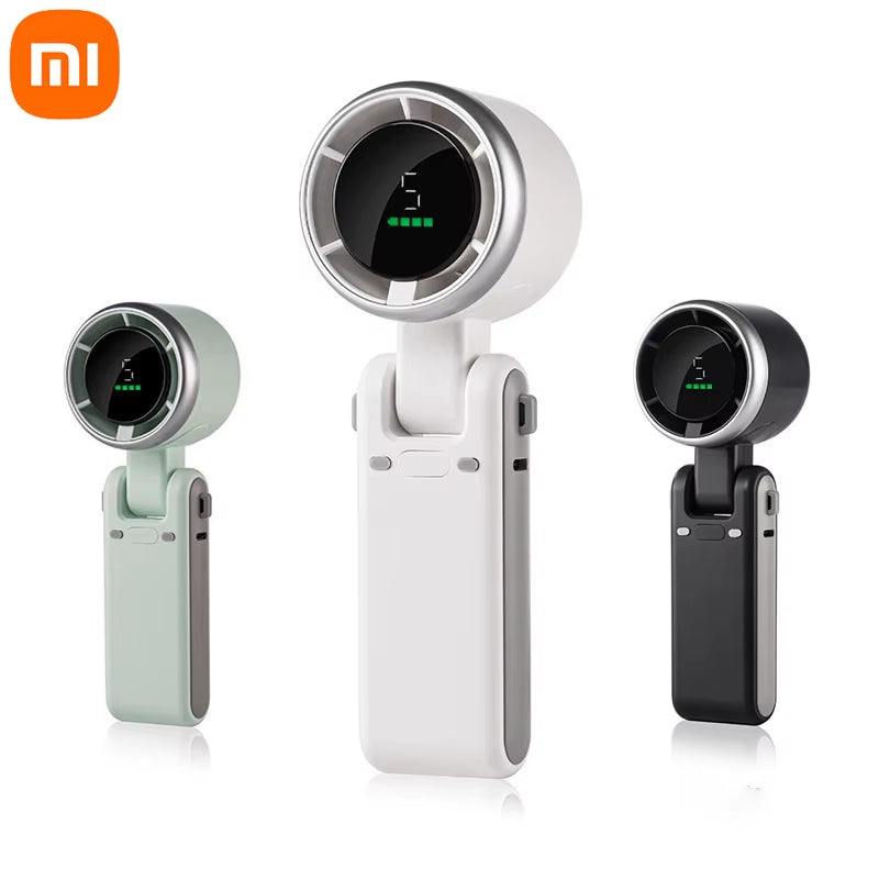 Xiaomi Personal Fan Handheld Portable Small Hand Fan Cool Accessories Foldable Air Cooling Stuff Desk Food Cooler for Kid Adult