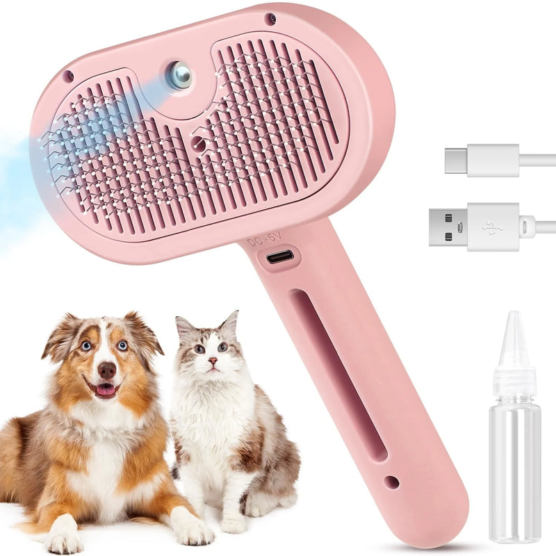 PawGroom™ — 3-In-1 Steam Grooming Brush